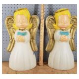 Vintage Blow Mold Angels ~ Made in USA