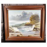 J. K. Robert Oil On Canvas Painting 24" x 28"