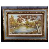 L. Rice ~ Oil On Canvas ~ 13" x 21"