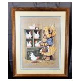 Don Ashley Framed Bear Print 16" x 20"