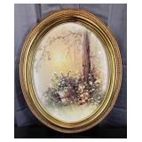 Oval Plastic Framed Print 19" x 23"