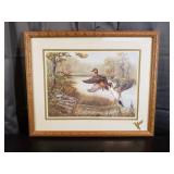 Ducks Unlimited Framed Matted Print 17" x 20"