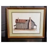 Arthur Kaplan 1976 Farmhouse Print 16" x 20"
