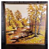 Garee Oil On Canvas Autumn 35" x 35"