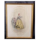 Passe-Temps Des Dames Victorian Illustration 17x22