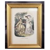 La Mode Illustree Yellow-White Dresses 7" x 9"