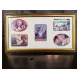 5 Framed Photos of Kittens 10" x 18"