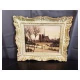 Framed Sketch Notre Dame Cathedral 9" x 11"