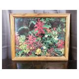 Framed Photo - Ferns & Daisies 13" x 16"