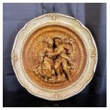 Alexander Backer Co. Chalkware Relief 15" Round
