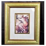 Matted Framed Sheild Maiden 5" x 7"