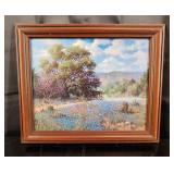 Framed Print - Bluebonnet Field - 10" x 12"