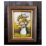 Sanchez - Oil On Canvas - Buckeye Vase - 5" x 7"