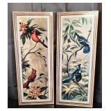 Vintage Plaques - Cardinals & Blue Jays - 8" x 20"