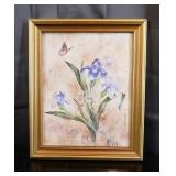Caroline Soong - Iris - Framed Print 10"x12"