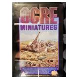 Steve Jackson OGRE Miniatures Promo Poster 22"x34"