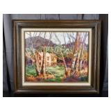 Carline Cuttrell - Woodland Home 16" x 20"