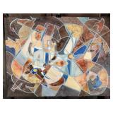 Carline Cuttrell - Abstract Mosaic - 22" x 30"