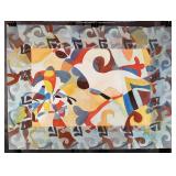 Carline Cuttrell - Abstract Heraldry - 22" x 30"