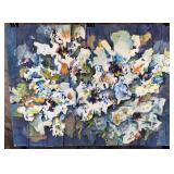 Carline Cuttrell - Moody Blue - 22" x 30"