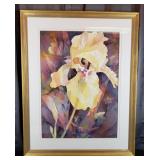 Carline Cuttrell - Yellow Iris - 22" x 30"