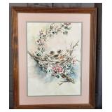 Carline Cuttrell - Robins Nest - 11" x 17"