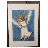 Carline Cuttrell - Praying Angel - 10" x 14"