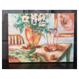 Carline Cuttrell - Strawberry Vase - 9" x 12"