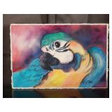 Carline Cuttrell - Pastel Parrot - 8" x 11"