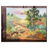 Carline Cuttrell - Spring Gully - 16" x 20"