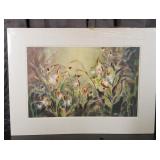 Carline Cuttrell - Swamp Flowers - 21" x 28"