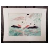 Carline Cuttrell - White Flamingo - 20" x 26"