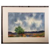 Carline Cuttrell - Cloudy Meadow - 20" x 27"