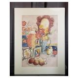 Carline Cuttrell - In The Kitchen - 21" x 28"