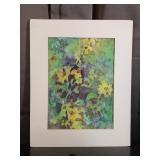 Carline Cuttrell - Buckeye Susans - 12" x 15"