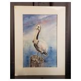 Carline Cuttrell - Pelican - 16" x 21"