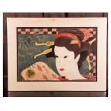 Carline Cuttrell - Geisha Woman - 20" x 27"