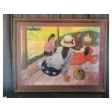 Unknown - Village Women - 34" x 43"