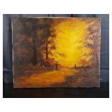 Unknown - Forest Sunset - 20" x 24"