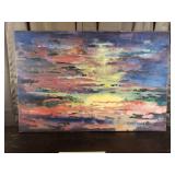 Unknown - Ocean Sunset - 24" x 36"