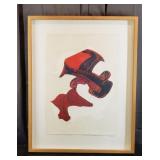 James Gould - Study in Red - 14" x 20"