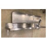 2 Metal Wall Shelves