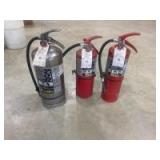 3 Fire Extinguishers