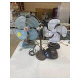 2 Antique Table Fans