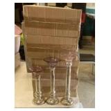 (9) 3 Piece Candle Holders