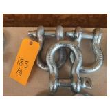 (3) Anchor Shackles 9.5T