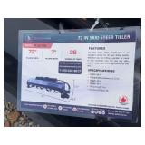 Wolverine Tiller, 72"