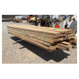 (50) Pine 2" x 8" Rough Cut Lumber - 12-14