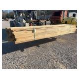 (50) Pine 2" x 8" Rough Cut Lumber - 12-14