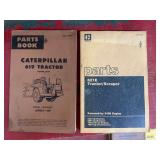 Caterpillar 619 Tractor Parts Book & 621E Tractor/Scraper Parts Manual